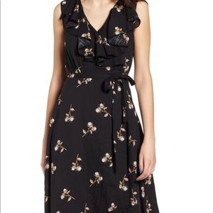 BP Ruffle Wrap Maxi Dress XS